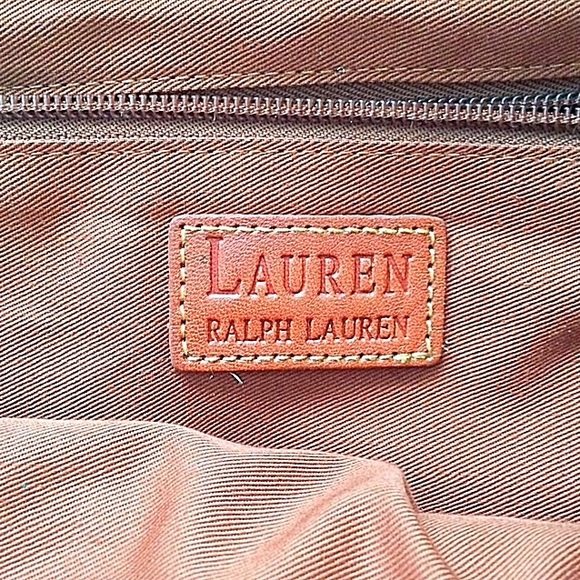 Lauren Ralph Lauren Brown Leather Bag - Picture 7 of 8